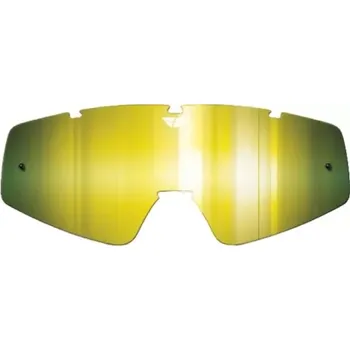 Příslušenství k helmě na motorku plexi pro brýle Zone/Focus, FLY RACING (zrcadlové zlaté)