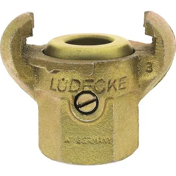 Zahradní hadice LÜDECKE DRAP KIM IG-MS bajonet. rychlospojka IG1/2", PN 10 Bar, MS těsnění, DN 17, -40°/+95°C, SW32