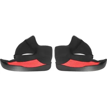 Helma na motorku lícnica interiéru pro přilby Cross Cup, CASSIDA - ČR (červené/černé/šedé, vel. L)