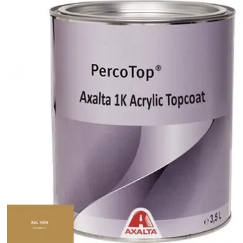 barva na kov Akrylátová 1K barva Axalta RAL 1024 5°lesku stupeň lesku Mat