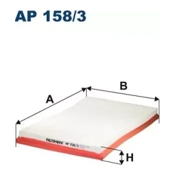 Vzduchový filtr FILTRON Vzduchový filtr AP 158/3