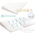 klín do postýlky Babymatex Original bílý 40 x 36 cm