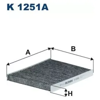 Kabinový filtr FILTRON Kabinový filtr K 1251A