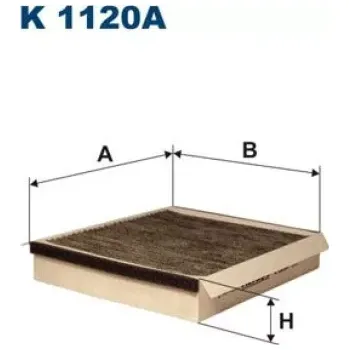 Kabinový filtr FILTRON Kabinový filtr K 1120A