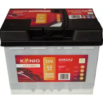 Autobaterie KÖNIG Konig Ultima K562A2 12V 62Ah 600A