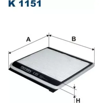 Kabinový filtr FILTRON Kabinový filtr K 1151