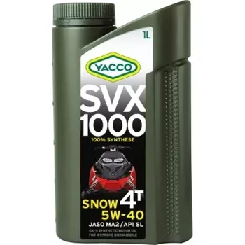 Motorový olej YACCO SVX 1000 SNOW 4T 5W-40 4L