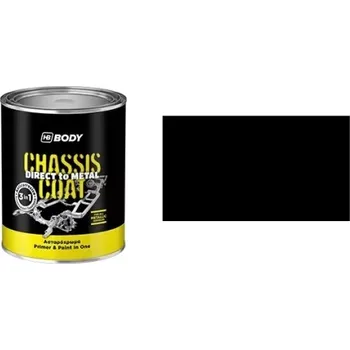 Autolak HB BODY 410 chassis coat - alkydová barva 3 v 1 černá 2,5L