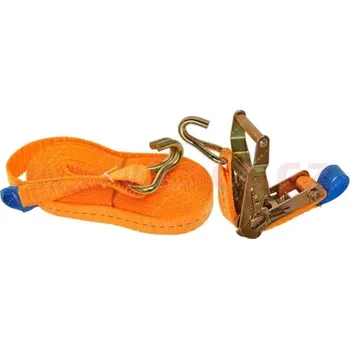 Upínací popruh * upínací popruh s račňou, 2 t, dvojité háky