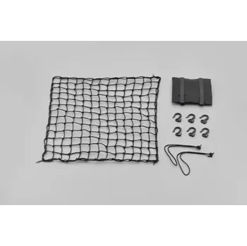 Upínací popruh elastická zavazadlová síť s plastovými háčky (60 x 60 cm), Daytona