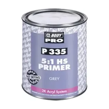 Autolak HB BODY PRIMER P335 HS 5:1 plnič šedý 1L