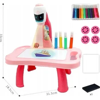 Projekční technika Projektor pro kreslení stolek fixy robot 12MR