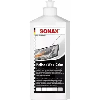 Sonax Polish & Wax Color NanoPro bílá 250 ml