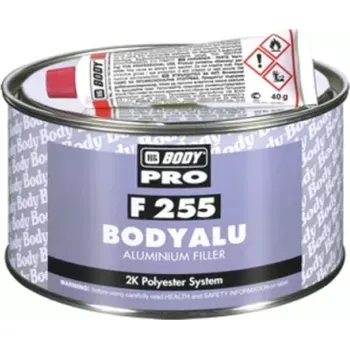 Karosářský tmel HB BODY ALU F255 - tmel s hliníkem stříbrný 1,8 KG