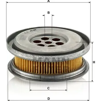 Hydraulický filtr MANN FILTER Filtr hydrauliky H 85