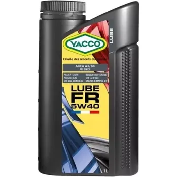 Motorový olej YACCO LUBE FR 5W-40 1L