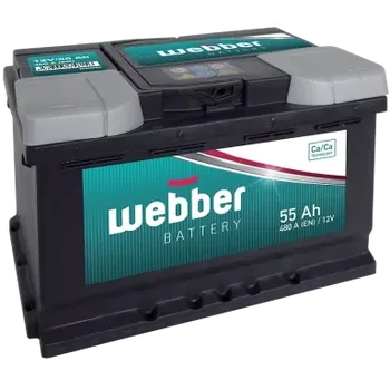 Autobaterie Webber 12V 55Ah 480A WA0550
