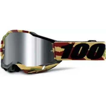 Příslušenství k helmě na motorku S100 ACCURI 100% brýle Mission, stříbrné plexi