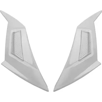 Helma na motorku BRUNOX horní kryty ventilace pro přilby N124, NOX (bílé, pár)