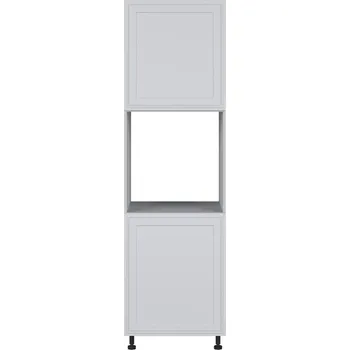 Black red white Spodní kuchyňská skříňka Verdi pro vestavné spotřebiče DPS-60/207-P Zvolte stranu: levé provedení, Barva korpusu skříněk: Černá mat, Zvolte barvu dvířek: Mističná mat