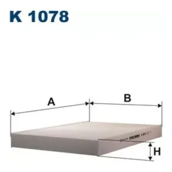 Kabinový filtr FILTRON Kabinový filtr K 1078