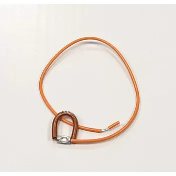 elektrický kabel Kabel s pružinkou dlouhý oranžový Dolma