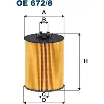Olejový filtr FILTRON Olejový filtr OE 672/8