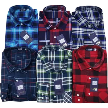 Pánská košile Pánská košile flanelová - v nadměrné velikosti 3714