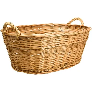 Koš na prádlo Proutěný koš oválný 70 cm