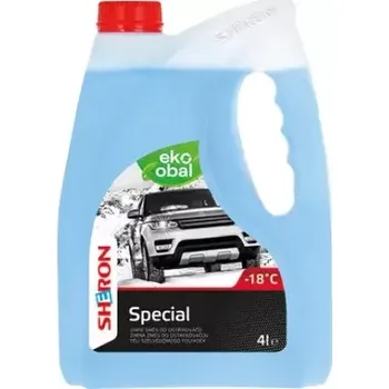 Náplň do chladiče a ostřikovače SHERON Zimní ostřikovač SPECIÁL -18 °C 4 l