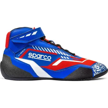 Moto obuv Sparco Boty K-Rock Světle modrá / Červená 46