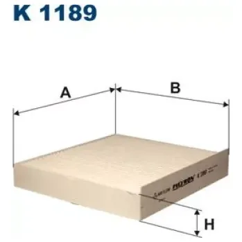 Kabinový filtr FILTRON Kabinový filtr K 1189