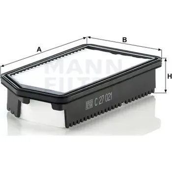 Filtr do auta MANN FILTER Vzduchový filtr C 27 021