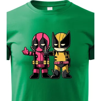 Chlapecké tričko Dětské tričko Flip fiction, Barva Zelená, Velikost 110 cm/4 roky, Canvas Dětské tričko Bezvatriko.cz 2799