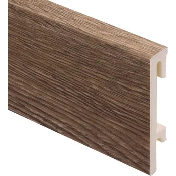 Podlahová lišta soklová Bravo 80mm - Intense