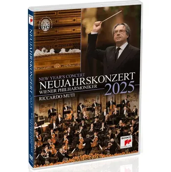 Hudba Muti Riccardo, Wiener Philharmoniker: Neujahrskonzert 2025 / New Year's Concert 2025 / Concert Du Nouvel an 2025 - DVD