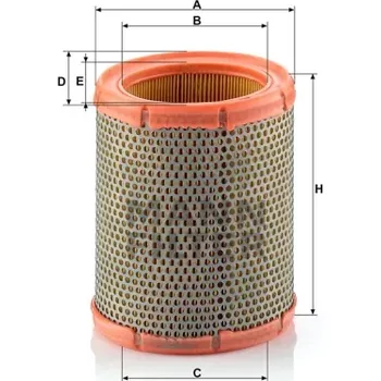 Filtr do auta MANN FILTER Vzduchový filtr C 1460