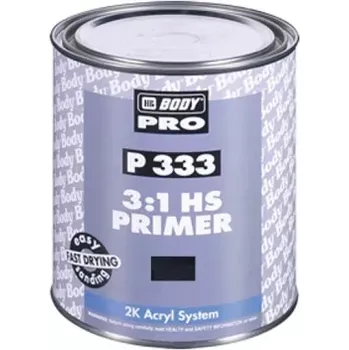Autolak HB BODY PRIMER P333 HS 3:1 plnič černý 1L