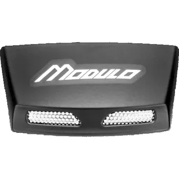 Helma na motorku zadní kryty ventilace pro přilby Modulo 2.0, CASSIDA (černá matná, vč. bílého loga)