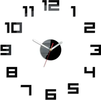 Hodiny Moderní nástěnné hodiny DIGIT NH029 (nalepovací hodiny na stěnu)
