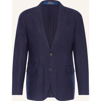 Pánské sako Polo Ralph Lauren Pánské Lněné Sako Slim Fit, tmavě modrá, 50