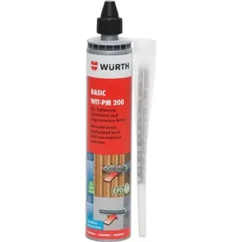 Průmyslové lepidlo WURTH Chemická injektážní malta Basic WIT-PM 200 300ml