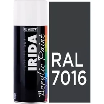 Silikonový sprej HB BODY IRIDA RAL 7016 Antracitově šedá BARVA VE SPREJI 400ML