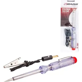 Zkoušečka 4CARS ZKOUŠEČKA NAPĚTÍ PLASTOVÁ 6-24V