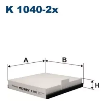 Autodíl FILTRON Kabinový filtr K 1040-2x