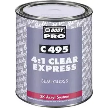 Autolak HB BODY 495 SR 4:1 akrylový lak polomat 1L