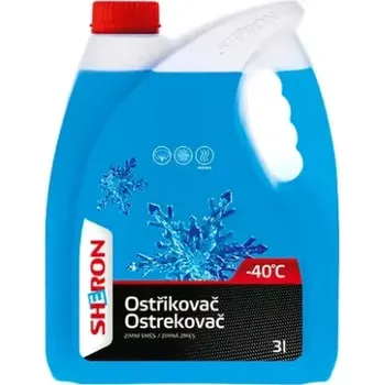 Náplň do chladiče a ostřikovače SHERON Zimní ostřikovač -40 °C 3L