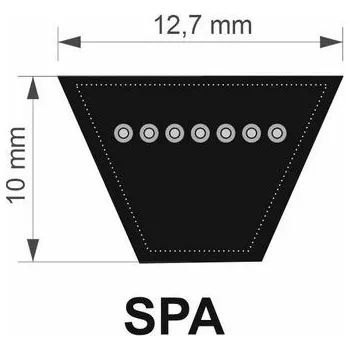 Gufero 12,7x2007 Lw/ 2025 La SPA řemen klínový