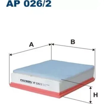 Vzduchový filtr FILTRON Vzduchový filtr AP 026/2