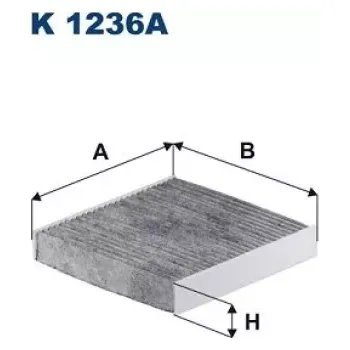 Kabinový filtr FILTRON Kabinový filtr K 1236A
